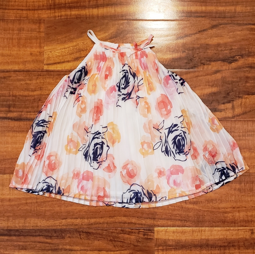 Janie and Jack EUC 12-18 months floral chiffon dress
